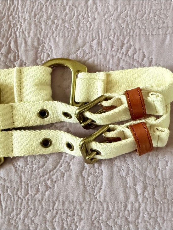 90’ Vintage Ralph Lauren/ Blue Label Canvas Belt - Picture 2 of 9